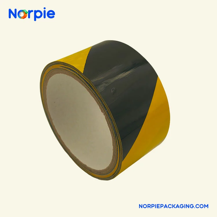 سیاہ اور پیلے رنگ کے انتباہی ٹیپ