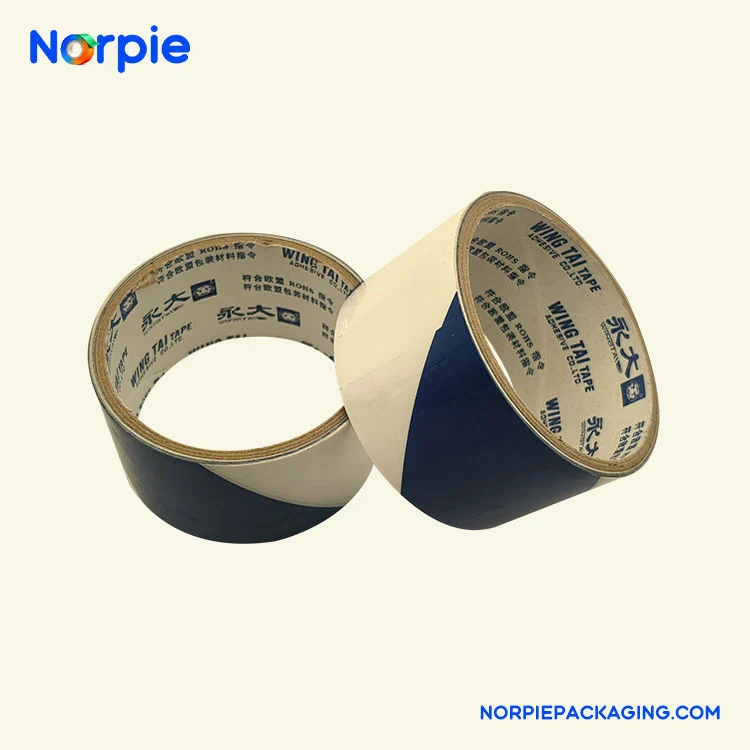 نیلے اور سفید انتباہی ٹیپ